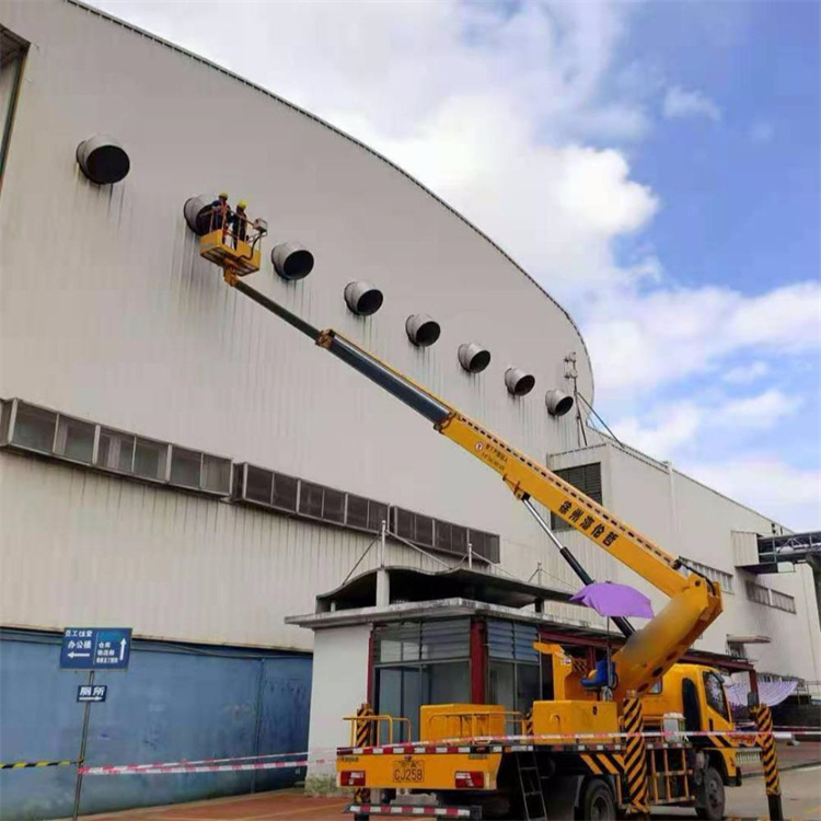 松潘高空作业车出租服务：专业广告牌安装解决方案